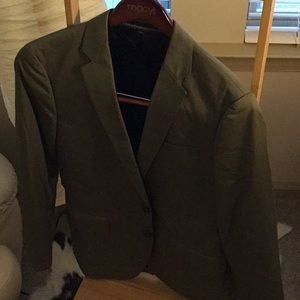 J. Crew olive blazer and suit